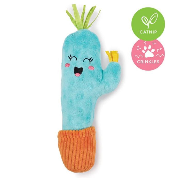 Kazoo Cat Toy Cactus Kicker-Cat Gyms & Toys-Ascot Saddlery