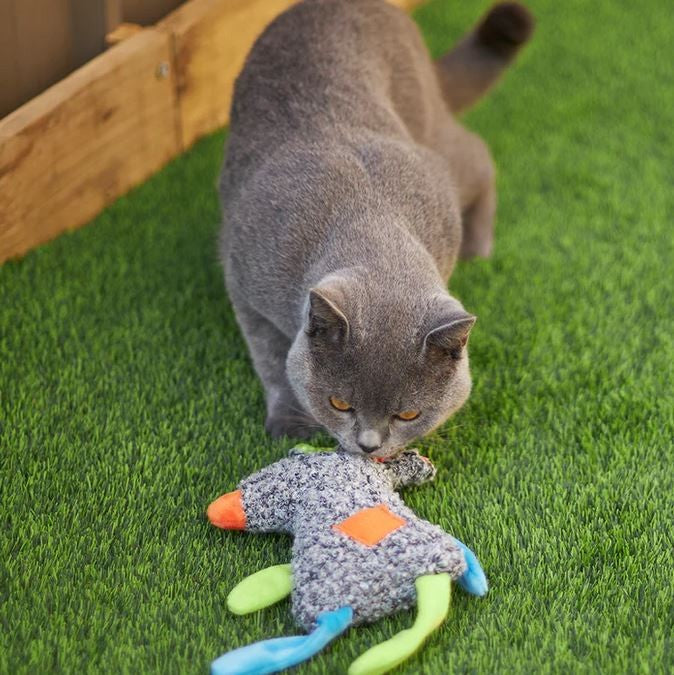 Kazoo Cat Toy Crinkle Mouse-Cat Gyms & Toys-Ascot Saddlery