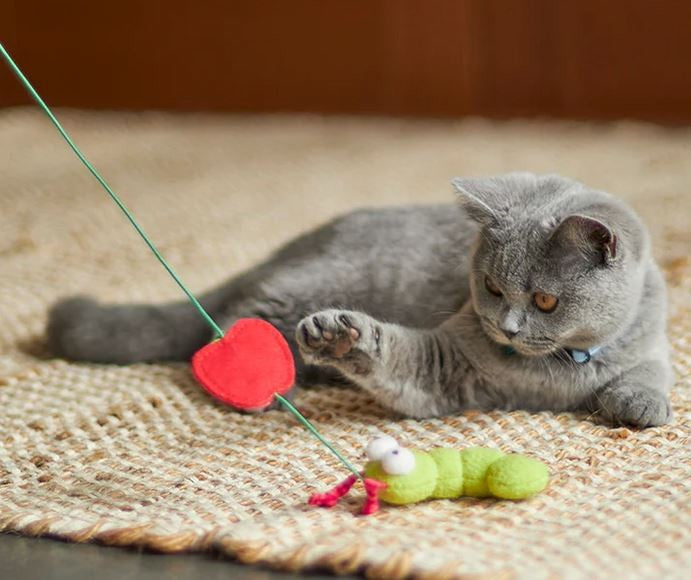 Kazoo Cat Toy Hungry Caterpillar-Cat Gyms & Toys-Ascot Saddlery
