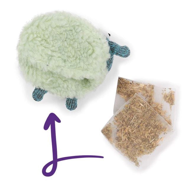 Kazoo Cat Toy Squinty Sheep-Cat Gyms & Toys-Ascot Saddlery