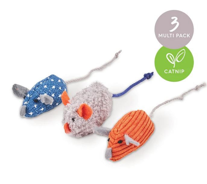 Kazoo Cat Toy Thrice The Mice-Cat Gyms & Toys-Ascot Saddlery