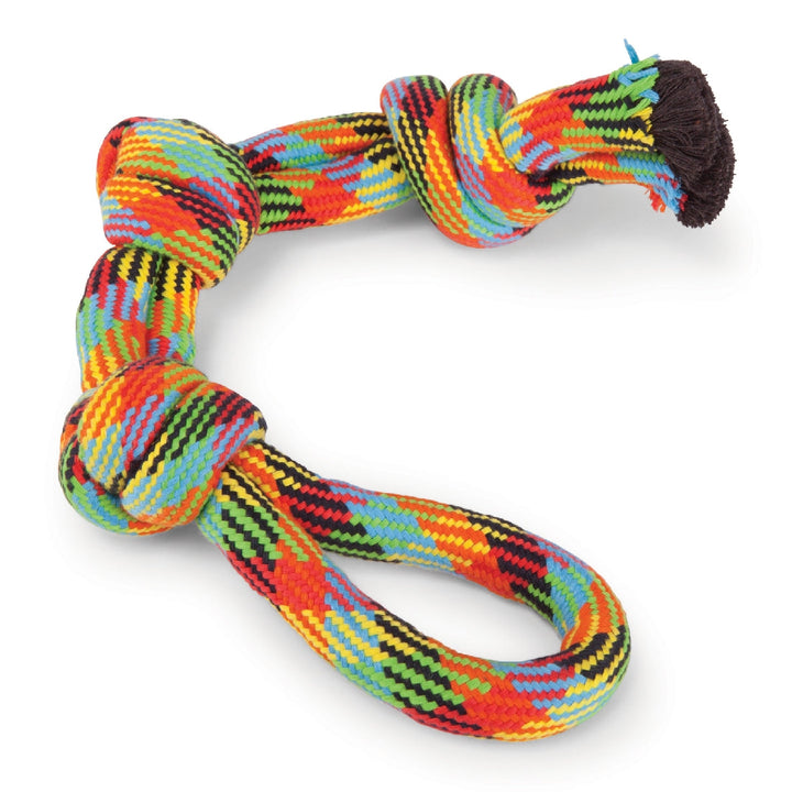 Kazoo Dog Toy Braided Rope Three Knot Tug Extra Large-Dog Toys-Ascot Saddlery