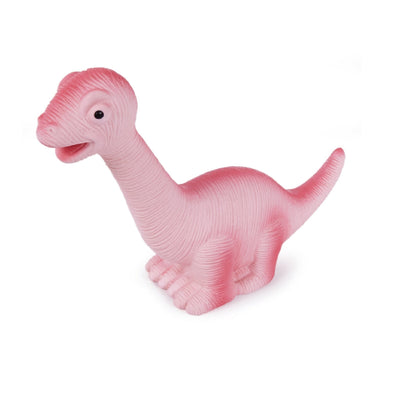 Kazoo Dog Toy Latex Brontosaurus Pink Medium-Dog Toys-Ascot Saddlery