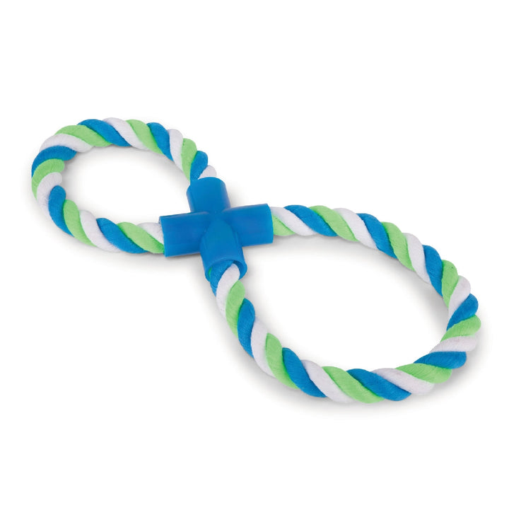 Kazoo Dog Toy Twisted Rope Figure Eight Tug-Dog Toys-Ascot Saddlery