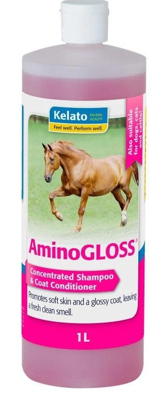 Kelato Amino Gloss Shampoo 1litre-STABLE: Show Preparation-Ascot Saddlery
