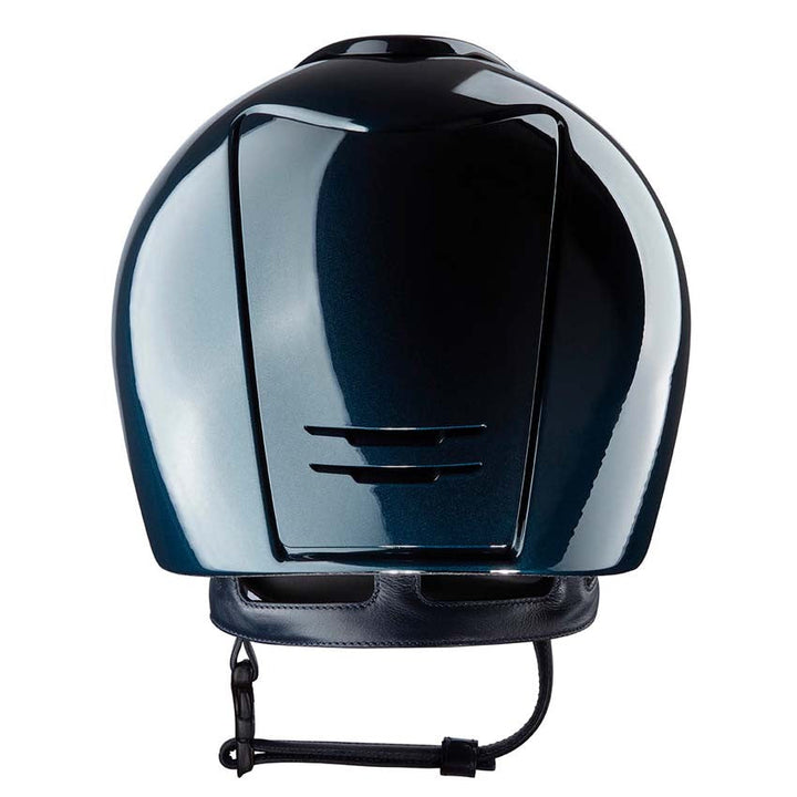 Kep Cromo 2 Shine Blue Helmet-RIDER: Helmets-Ascot Saddlery