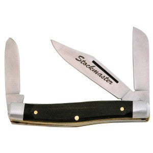 Knife Stockmaster Three Blades 4"-STABLE: Stable Equipment-Ascot Saddlery