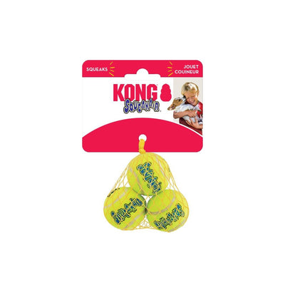 Kong Dog Toy Airdog Squeak Ball 3pack-Dog Toys-Ascot Saddlery