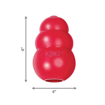 Kong Dog Toy Classic Red-Dog Toys-Ascot Saddlery