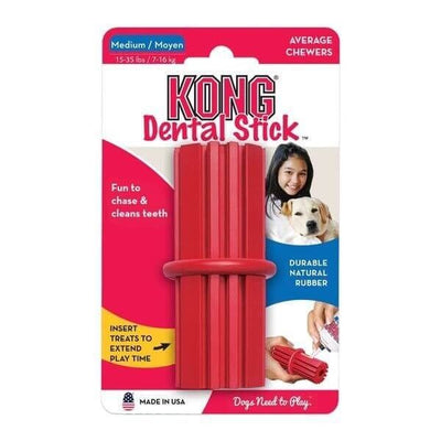 Kong Dog Toy Dental Stick Medium-Dog Toys-Ascot Saddlery