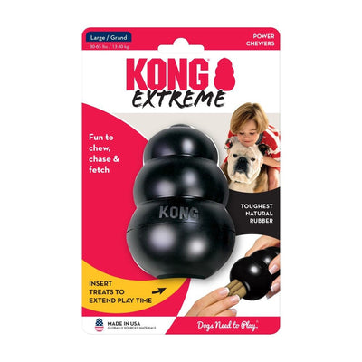 Kong Dog Toy Extreme Black Large-Dog Toys-Ascot Saddlery