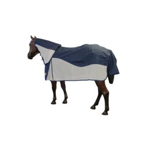 Kool Master 600d Air Combo Navy-RUGS: Summer Rugs, Neck Rugs & Hoods-Ascot Saddlery