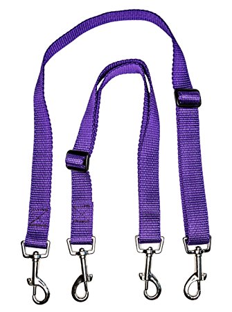 Leg Strap Gg Web Black Pair-RUGS: Rug Accessories-Ascot Saddlery