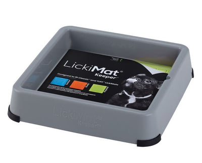 Lickimat Holder For Standard Size Lickimats Grey-Dog Accessories-Ascot Saddlery