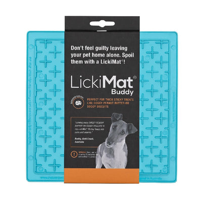 Lickimat Original Buddy Licking Mat Blue-Dog Accessories-Ascot Saddlery