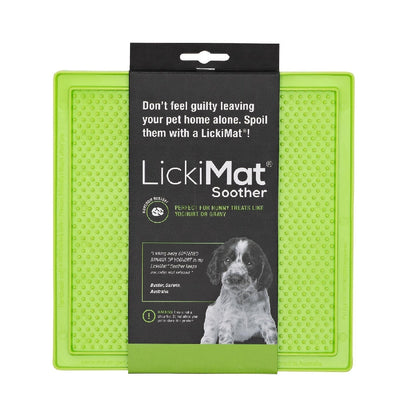 Lickimat Tuff Soother Licking Mat Green-Dog Accessories-Ascot Saddlery