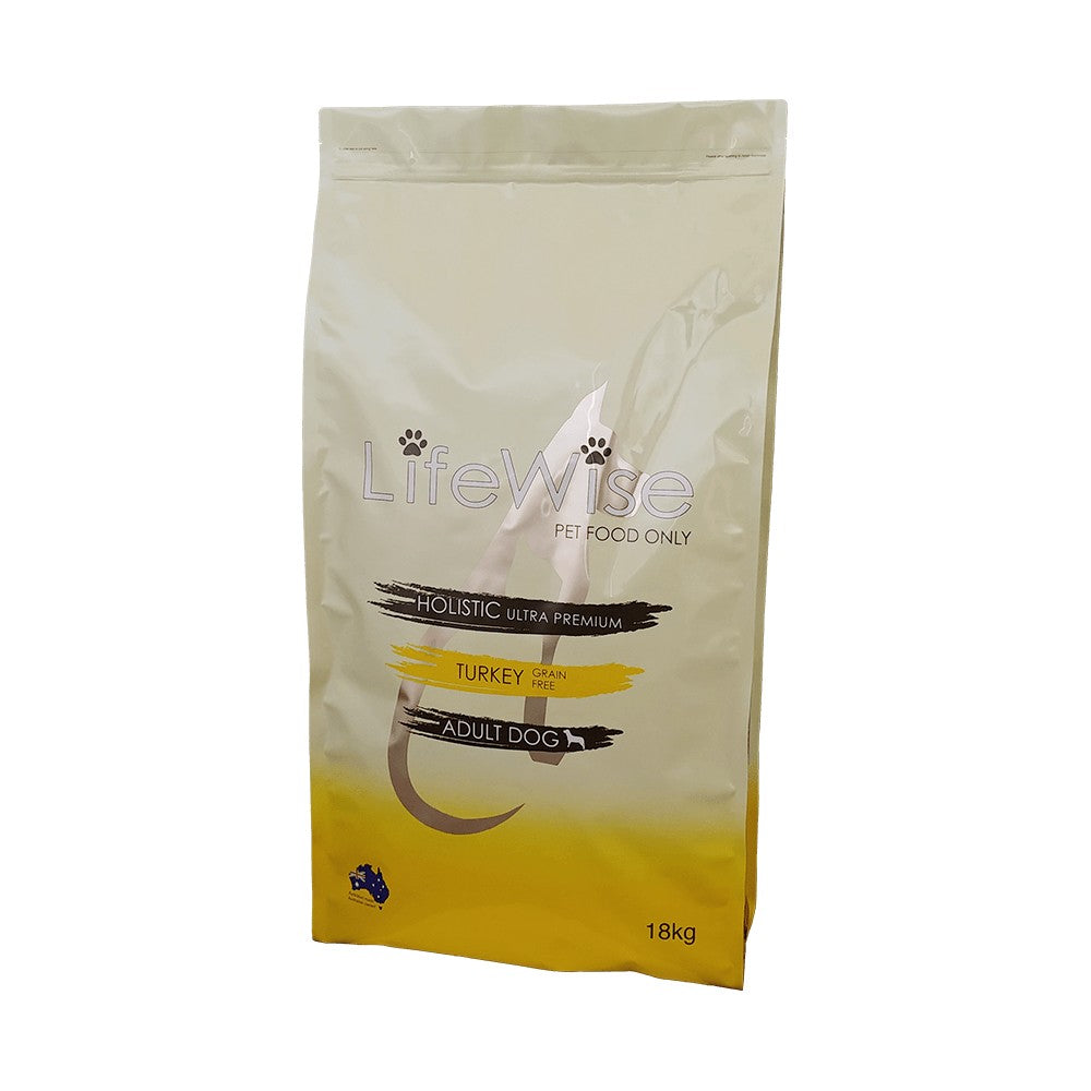 Lifewise Dog Adult Grainfree Turkey & Mixed Vegetables 18kg-Dog Food-Ascot Saddlery
