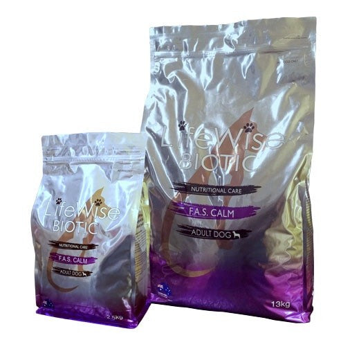 Lifewise Dog Biotic Fas Calm Fish Lamb Rice Oats & Vegetables 2.5kg-Dog Food-Ascot Saddlery