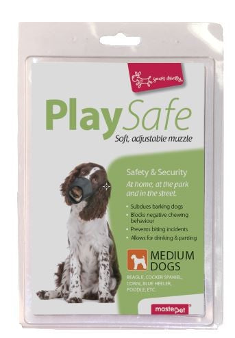 Muzzle Dog Yours Droolly 3 Medium-Dog Accessories-Ascot Saddlery