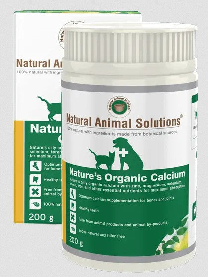 Natural Animal Solutions Calcium Natures 200gm-Dog Potions & Lotions-Ascot Saddlery