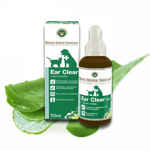 Natural Animal Solutions Ear Clear 50ml-Dog Grooming & Coat Care-Ascot Saddlery