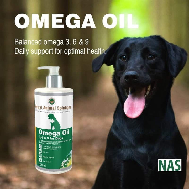 Natural Animal Solutions Omega Dog 500ml-Dog Potions & Lotions-Ascot Saddlery