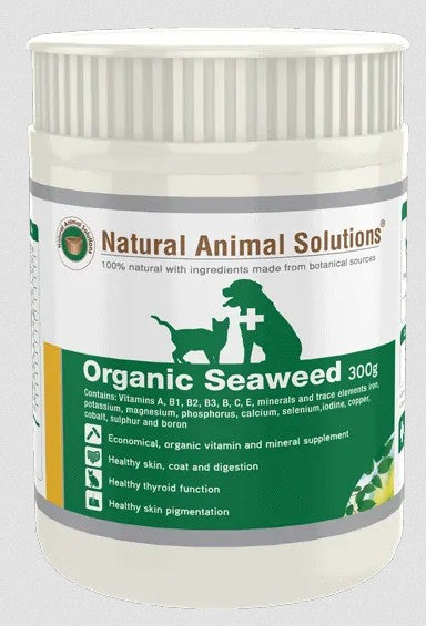 Natural Animal Solutions Organic Seaweed 300gm-Dog Potions & Lotions-Ascot Saddlery
