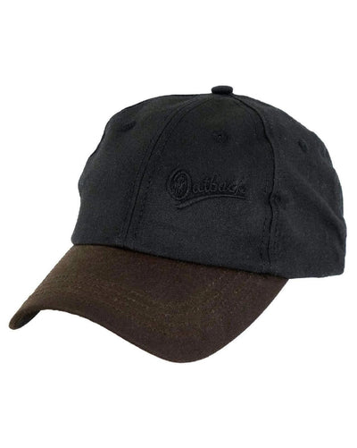 Outback Aussie Slugger Cap Black-CLOTHING: Hats & Caps-Ascot Saddlery