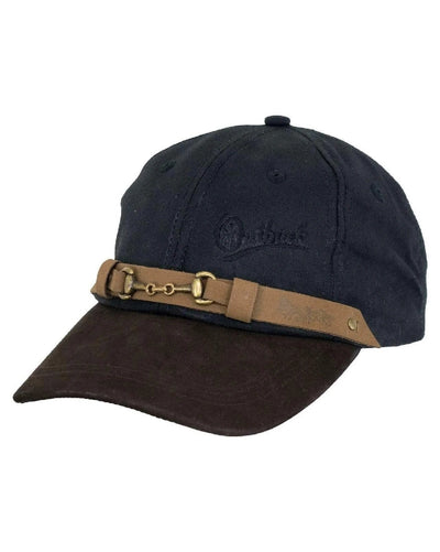 Outback Equestrian Cap Black-CLOTHING: Hats & Caps-Ascot Saddlery