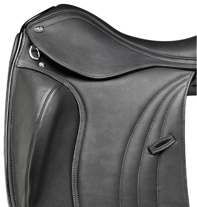 Pds Delicato Monoflap Dressage Saddle Brown-SADDLES: Dressage Saddles-Ascot Saddlery