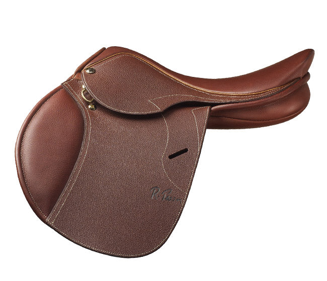 Pessoa Genx Rodrigo Junior Jumping Saddle Oakbark-SADDLES: Jumping Saddles-Ascot Saddlery