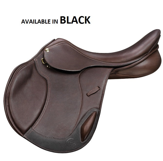 Pessoa Legacy Excel Jumping Saddle Black-SADDLES: Jumping Saddles-Ascot Saddlery