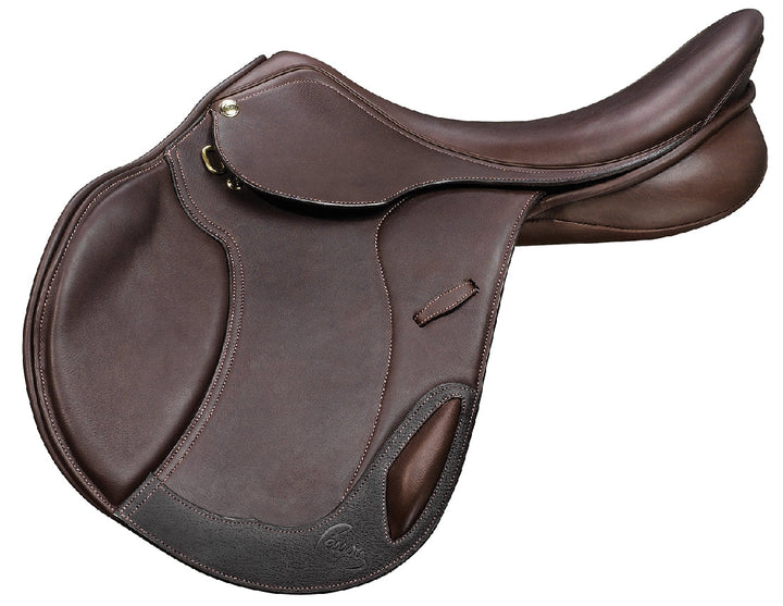 Pessoa Legacy Excel Jumping Saddle Brown-SADDLES: Jumping Saddles-Ascot Saddlery