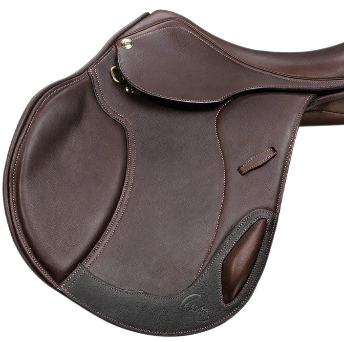 Pessoa Legacy Excel Jumping Saddle Oakbark-SADDLES: Jumping Saddles-Ascot Saddlery