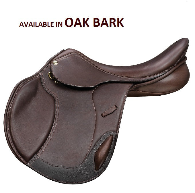Pessoa Legacy Excel Jumping Saddle Oakbark-SADDLES: Jumping Saddles-Ascot Saddlery
