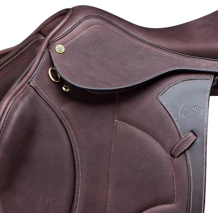 Pessoa Vivaldi Jumping Saddle Dark Brown-SADDLES: Jumping Saddles-Ascot Saddlery