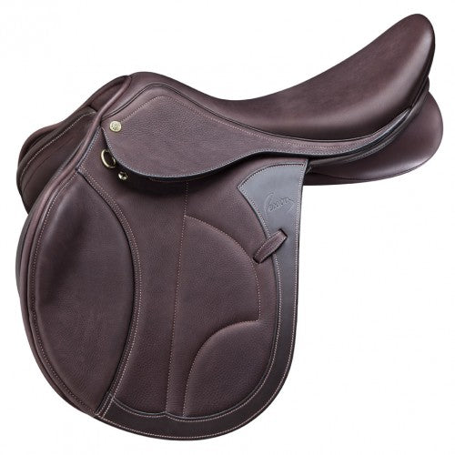Pessoa Vivaldi Jumping Saddle Dark Brown-SADDLES: Jumping Saddles-Ascot Saddlery