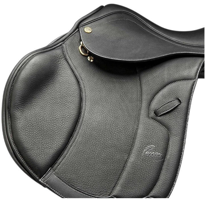 Pessoa World Champion Jumping Saddle Dark Brown-SADDLES: Jumping Saddles-Ascot Saddlery