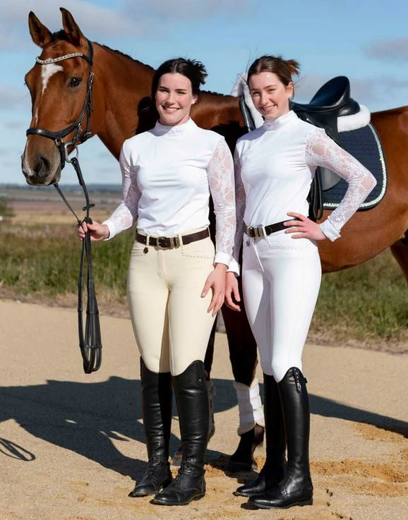 Peter Williams Cambridge Breeches Cream Ladies-CLOTHING: Jodhpurs & Breeches Ladies-Ascot Saddlery