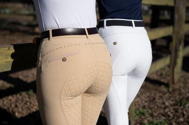 Peter Williams Cambridge Breeches White Ladies-CLOTHING: Jodhpurs & Breeches Ladies-Ascot Saddlery