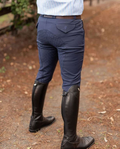 Peter Williams Windsor Cross Country Breeches Beige Mens M4-CLOTHING: Jodhpurs & Breeches Mens-Ascot Saddlery