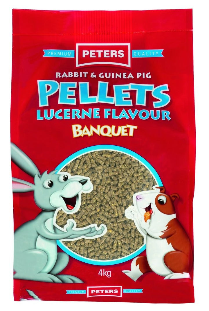 Peters Rabbit Lucerne Pellets 4kg-Small Animal-Ascot Saddlery