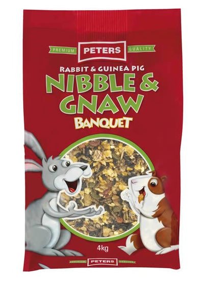 Peters Rabbit Nibble & Gnaw 4kg-Small Animal-Ascot Saddlery