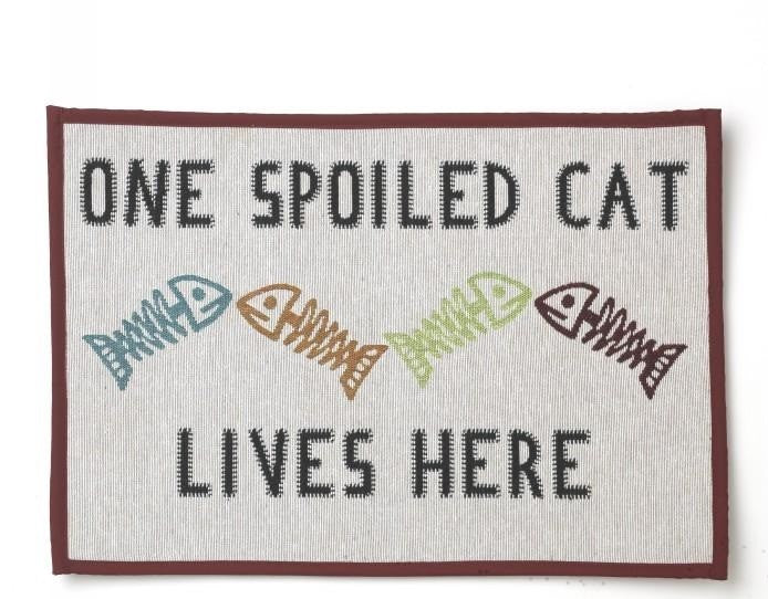 Placemat Tapestry 1 Spoil Cat-Cat Accessories-Ascot Saddlery