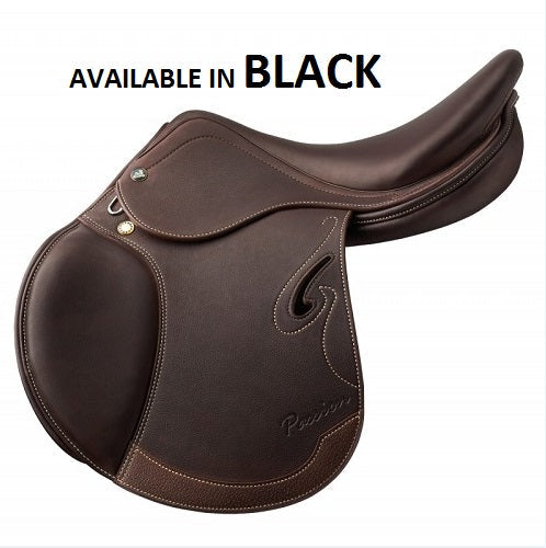 Prestige Passion D Jumping Saddle Black-SADDLES: Jumping Saddles-Ascot Saddlery