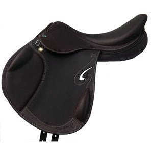 Prestige Passion K Jumping Saddle Black-SADDLES: Jumping Saddles-Ascot Saddlery