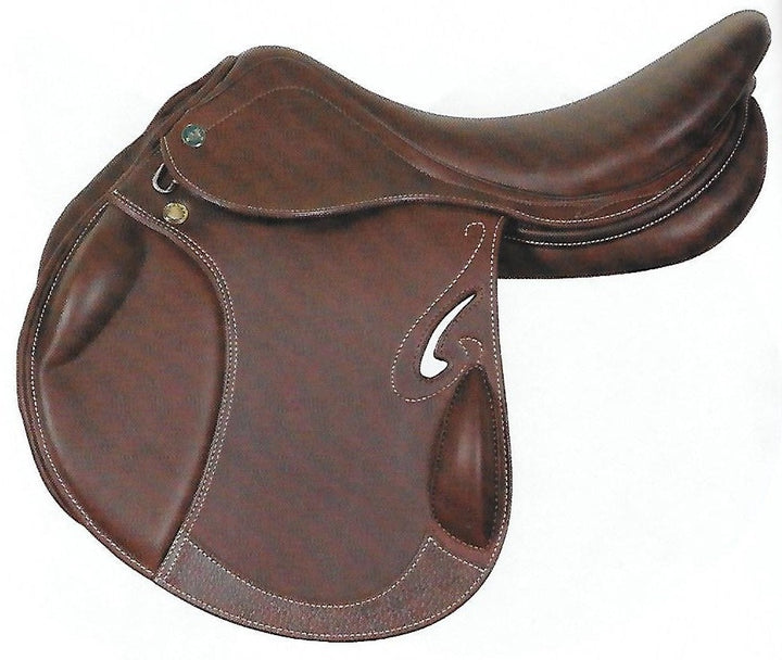 Prestige Passion K Jumping Saddle Tobacco-SADDLES: Jumping Saddles-Ascot Saddlery