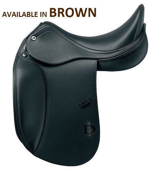 Prestige X D1 Dressage Saddle Tobacco-SADDLES: Dressage Saddles-Ascot Saddlery