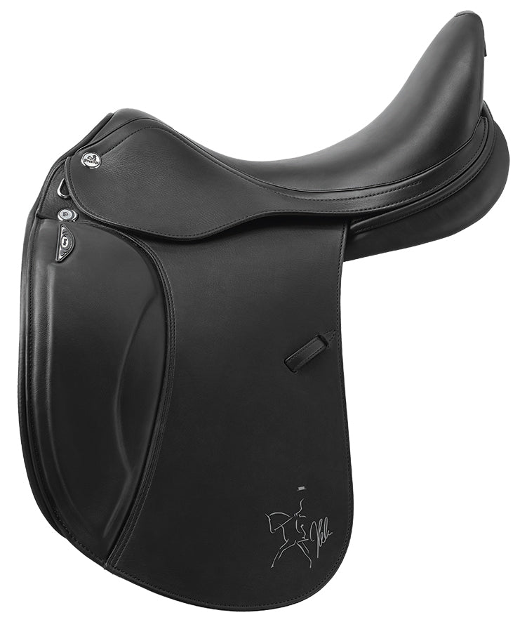 Prestige X Helen Lux Dressage Saddle Black-SADDLES: Dressage Saddles-Ascot Saddlery