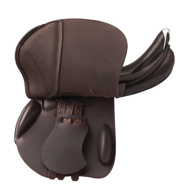 Prestige X Michel Robert Jumping Saddle Black-SADDLES: Jumping Saddles-Ascot Saddlery